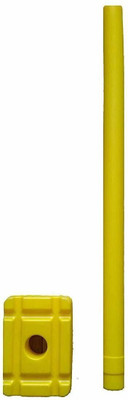 VICTOO Heavy Quality Plastic wicket-154(Yellow)