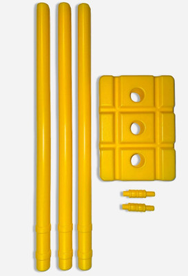 WINPRO Target Heavy Quality Plastic Wickets Set (1 set)(Yellow)