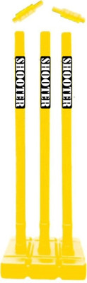 fizo PVC / Plastic SHOOTER Wickets Full Stumps Set Yellow Cricket Stumps(Yellow)