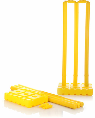 SportskartX QuickSet Plastic Stumps Set of 6(Yellow)