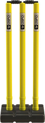 OSPO SPORTS Cricket Stump, Plastic Wickets, Stump Set(Yellow, Black)