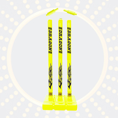 Aenox CRICKET STUMP , PLASTIC STUMP 2 SET(Yellow)