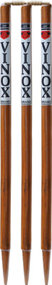 vinox T20 CRICKET WICKET SET OF 3(Brown)