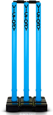 VICTORY Wickets Cricket Stumps Plastic Stump Stand Wicket Stump Cricket Stump(Blue)