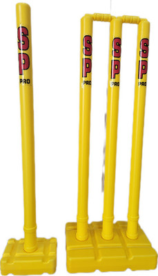 SOCCER PLASTIC Plastic Stump sets complete(Yellow)