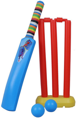 Mera Creation Heavy Durable Plastic Wicket Stumps-12(Multicolor)