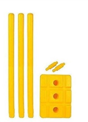 SONDHI Heavy Wicket Plastic Cricket Stumps Set(Yellow)