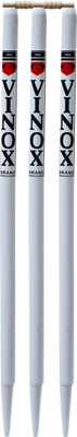 vinox Full size Stumps set with Bails For Adults(White)
