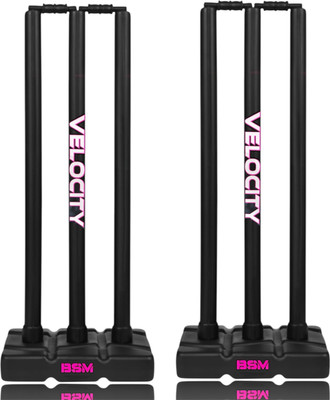 BSM Velocity Hard Plastic Stump Set For Men And Women For Age 15+Yrs (700G)(Beige)
