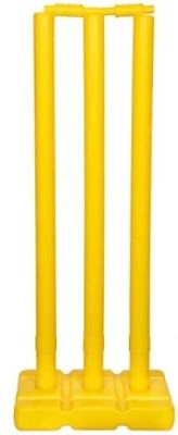 KP SPORTS Heavy Plastic Cricket Stumps Set OF 3 STUMPS(Multicolor)