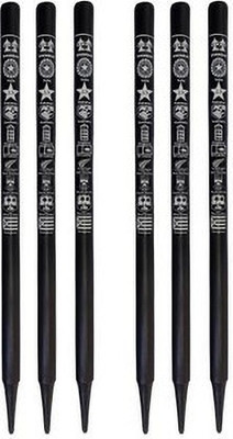 PitchMasters BlackGuard
International Wooden Stumps Set of 6(Black)
