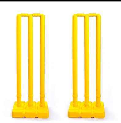 SportskartX Heavy Plastic Cricket Stumps(Yellow)