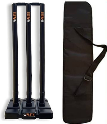 Rweiler NSI Plastic Wickets With 2 bails Full Size(Black)