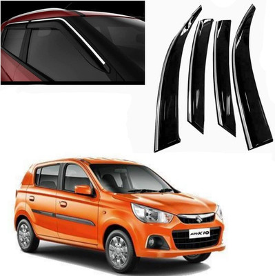 Ds enterprise For Non-convertibles Front, Rear Wind Deflector(Tinted Maruti Alto K10)