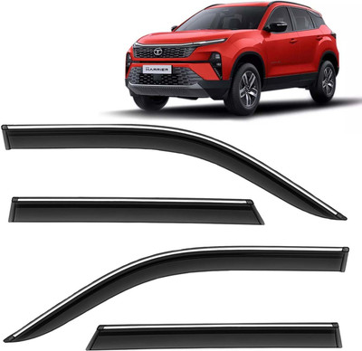 Kingsway For Non-convertibles Front, Rear Wind Deflector(Tinted Tata Harrier XT)