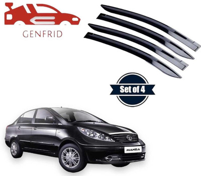 GENFRID For Non-convertibles Front Wind Deflector(Tinted Tata Manza LS)