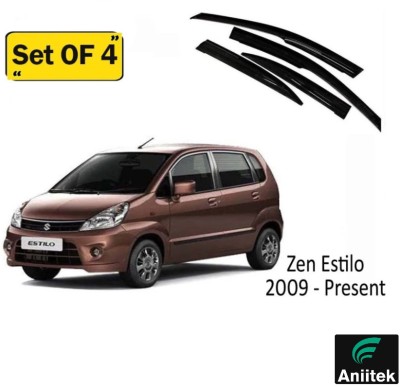 ANiiTEK For Non-convertibles Rear, Front Wind Deflector(Tinted Maruti Zen Estilo)