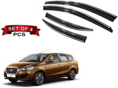 motobridge For Front, Rear Wind Deflector(Tinted Nissan Datsun GO D Petrol)