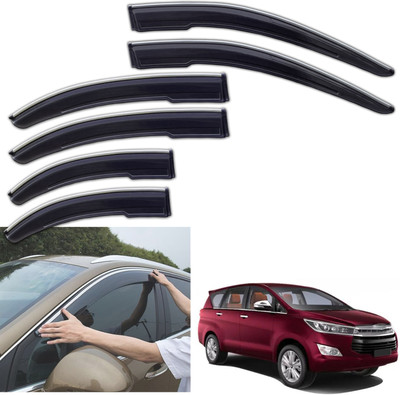 motobridge For Non-convertibles Front, Rear Wind Deflector(Tinted Toyota Innova Crysta)