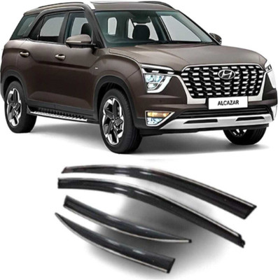 MOTOSHIELD For Non-convertibles Front, Rear Wind Deflector(Tinted HYUNDAI Alcazar)