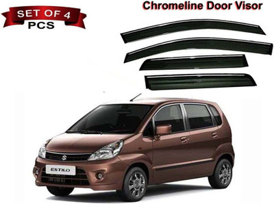 motobridge For Front, Rear Wind Deflector(Tinted Maruti Zen Estilo)