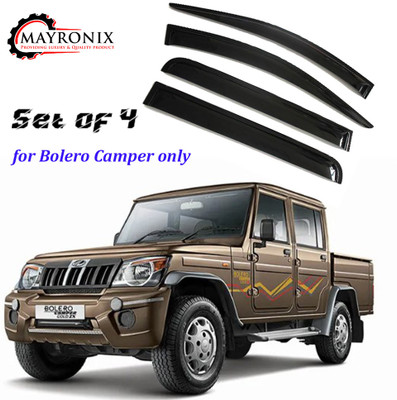 Mayronix For Non-convertibles Front, Rear Wind Deflector(Clear MAHINDRA Bolero Camper 2WD PS BS3)