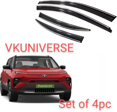 motobridge For Non-convertibles Rear, Front Wind Deflector(Clear Tata NA)