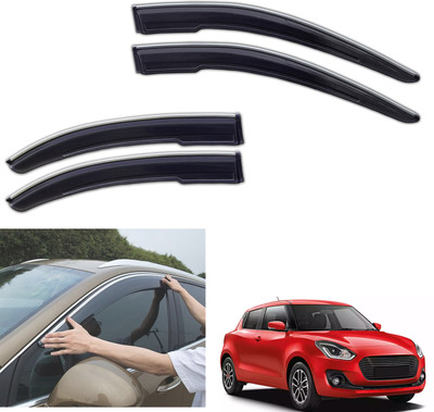 PEEPS STORE For Non-convertibles Front, Rear Wind Deflector(Tinted Maruti Swift)