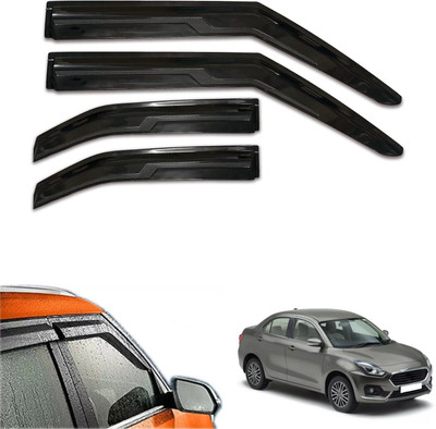 motobridge For Non-convertibles Front, Rear Wind Deflector(Tinted Maruti Swift Dzire LX)