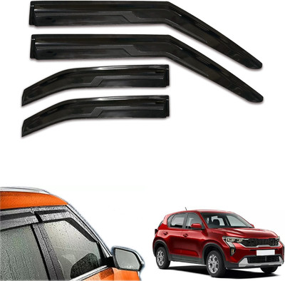 PEEPS STORE For Non-convertibles Front, Rear Wind Deflector(Tinted Kia Sonet)