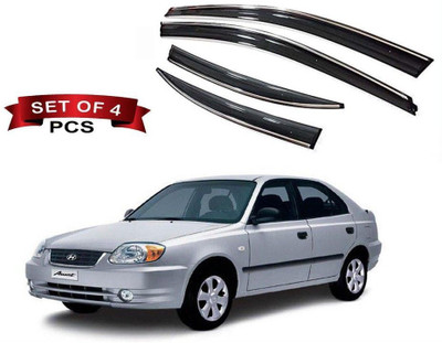 motobridge For Front, Rear Wind Deflector(Tinted Hyundai Accent)
