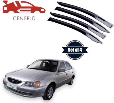 GENFRID For Non-convertibles Front Wind Deflector(Tinted Hyundai Accent)
