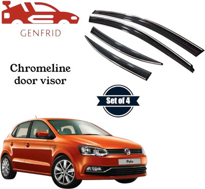 GENFRID For Non-convertibles Front, Rear Wind Deflector(Tinted Volkswagen Polo)