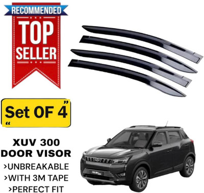 GENFRIDD For Non-convertibles Front Wind Deflector(Tinted Mahindra XUV300 W4 Petrol)