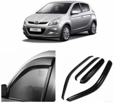 ANiiTEK For Non-convertibles Rear, Front Wind Deflector(Tinted Hyundai i10)