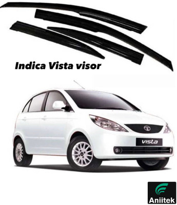ANiiTEK For Non-convertibles Rear, Front Wind Deflector(Tinted Tata Vista)