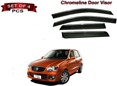 motobridge For Front, Rear Wind Deflector(Tinted Maruti Alto K10)