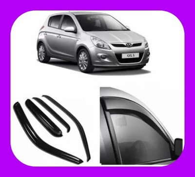 ANiiTEK For Non-convertibles Rear, Front Wind Deflector(Tinted Hyundai i10)