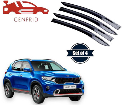 GENFRID For Non-convertibles Front Wind Deflector(Tinted Kia Sonet)