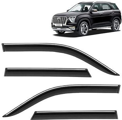 motobridge For Non-convertibles Front, Rear Wind Deflector(Tinted HYUNDAI Alcazar)