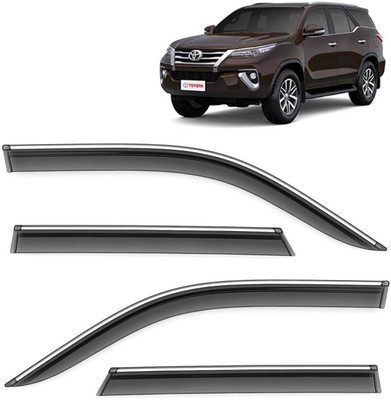 Kingsway For Non-convertibles Front, Rear Wind Deflector(Tinted Toyota Fortuner)
