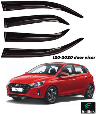 ANiiTEK For Non-convertibles Rear, Front Wind Deflector(Tinted Hyundai i20)