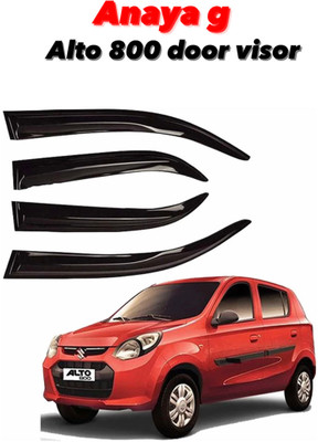 ANAYA G For Non-convertibles Rear, Front Wind Deflector(Tinted Maruti Alto 800 LX)