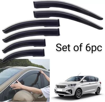 motobridge For Non-convertibles Rear, Front Wind Deflector(Clear Maruti Ertiga)