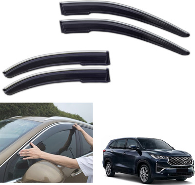 PEEPS STORE For Non-convertibles Front, Rear Wind Deflector(Tinted Toyota Innova)