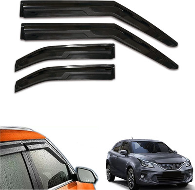 motobridge For Non-convertibles Front, Rear Wind Deflector(Tinted Maruti Baleno 1.2 Alpha)