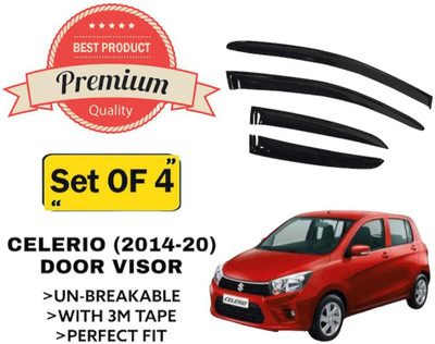 Dylon For Non-convertibles Front Wind Deflector(Tinted Maruti Celerio)
