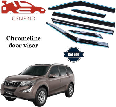 GENFRID For Non-convertibles Front Wind Deflector(Tinted Mahindra XUV500 AT W10 AWD)