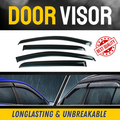 SHADESET For Convertibles Front, Rear Wind Deflector(Tinted Honda BRV i-DTEC E MT, BRV i-DTEC S MT)