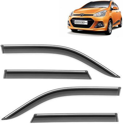 Kingsway For Non-convertibles Front, Rear Wind Deflector(Tinted HYUNDAI Grand i10)